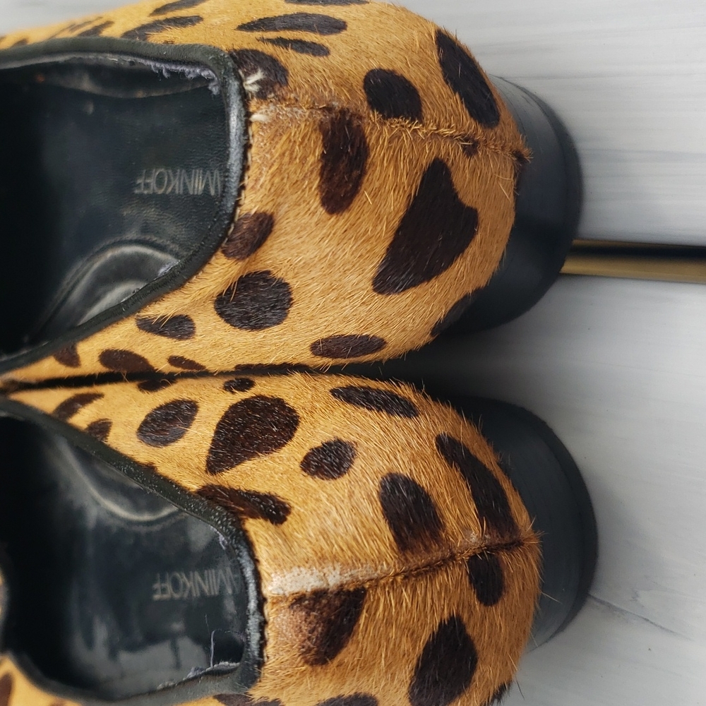 Rebecca Minkoff calf hair animal print loafers - Picture 4 of 14